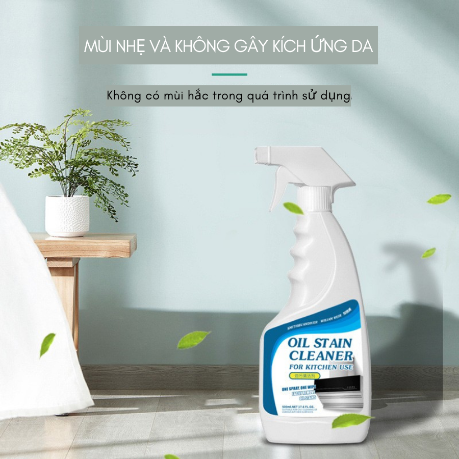 Chai xịt tẩy dầu mỡ bám bẩn nặng Funu cao cấp, làm sạch bếp gas, máy hút mùi, tường bếp, mui xe, tường gạch