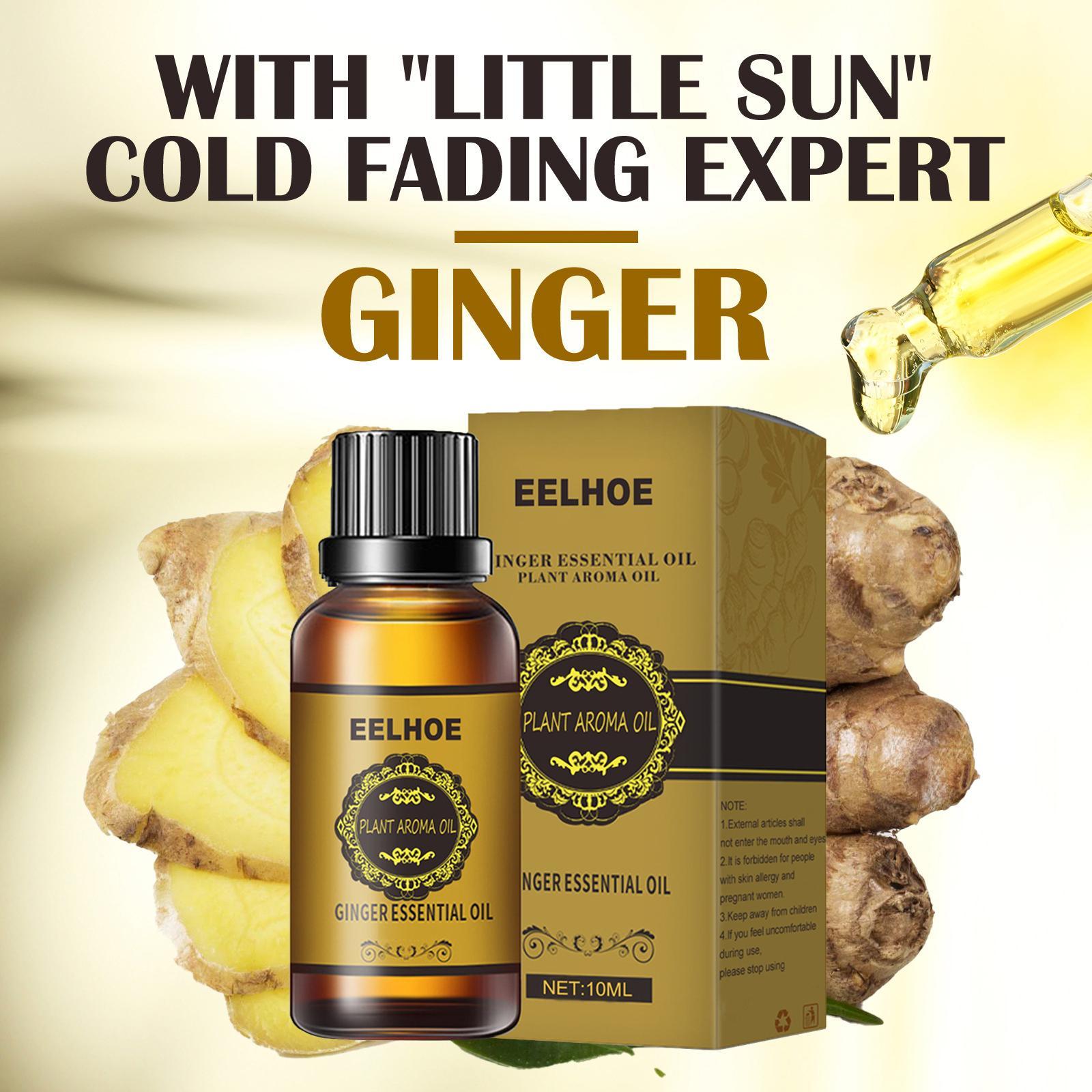 Ginger Essential Oil Swelling and Pain SPA Massage Oils for Body Hair Massage Therapy