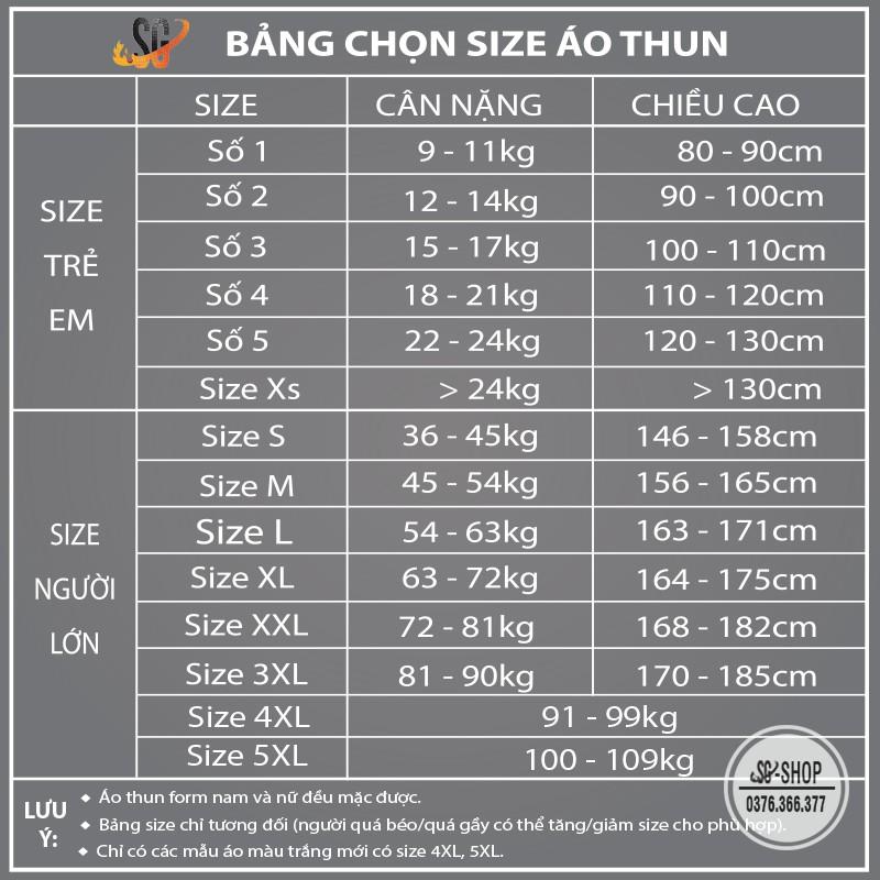 Áo Thun Gia Đình Family - Thun Cotton - Màu trắng - Đủ Size (GD333T)