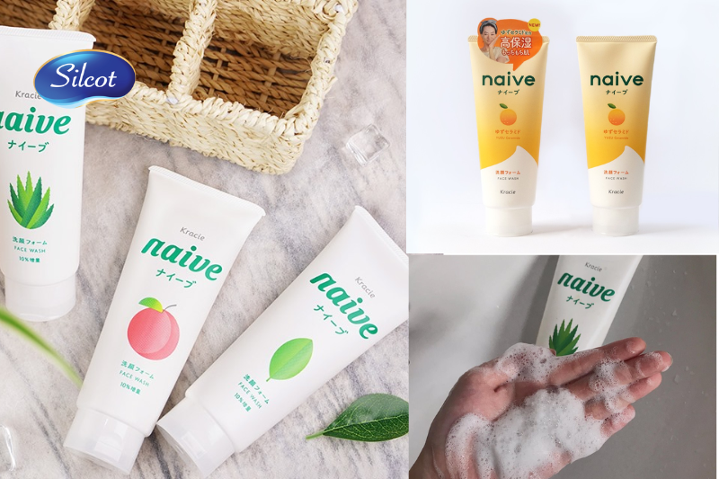 Sữa Rửa Mặt Sạch Sâu Chiết Xuất Quả Thanh Yên Và Ceramide Kracie Naive Face Wash  130g