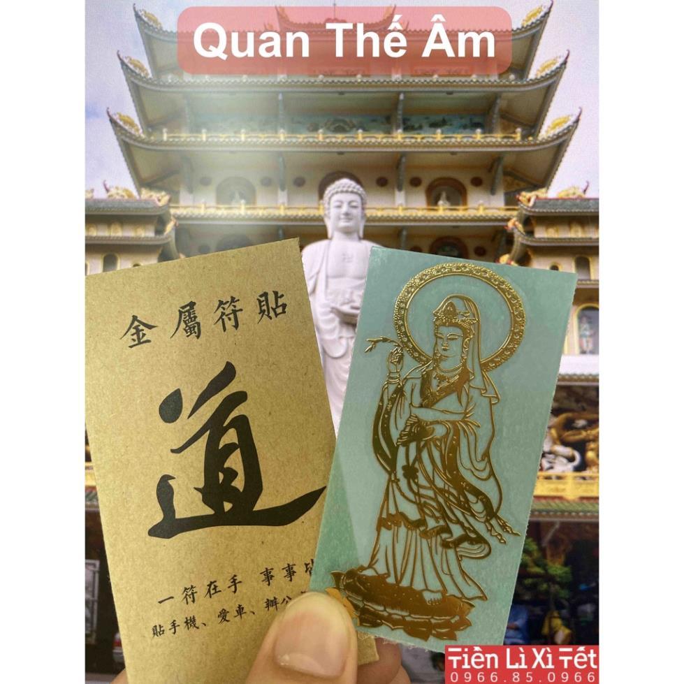 Miếng dán hình Quan thế âm cầu bình an
