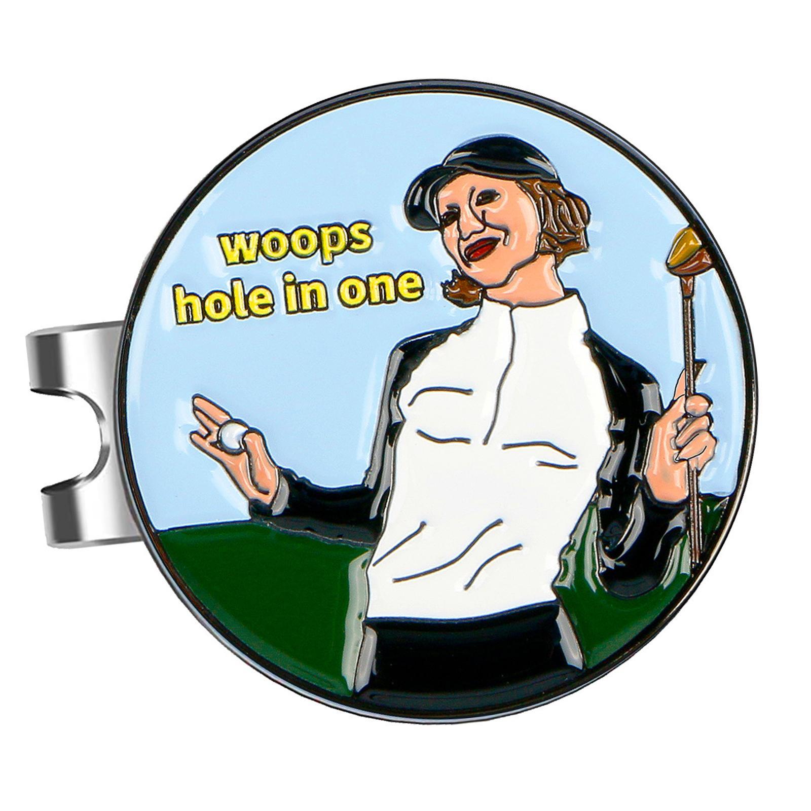 Golf Ball Marker Hat Clip 25mm Golf Ball Mark Tool Golf Hat Style A