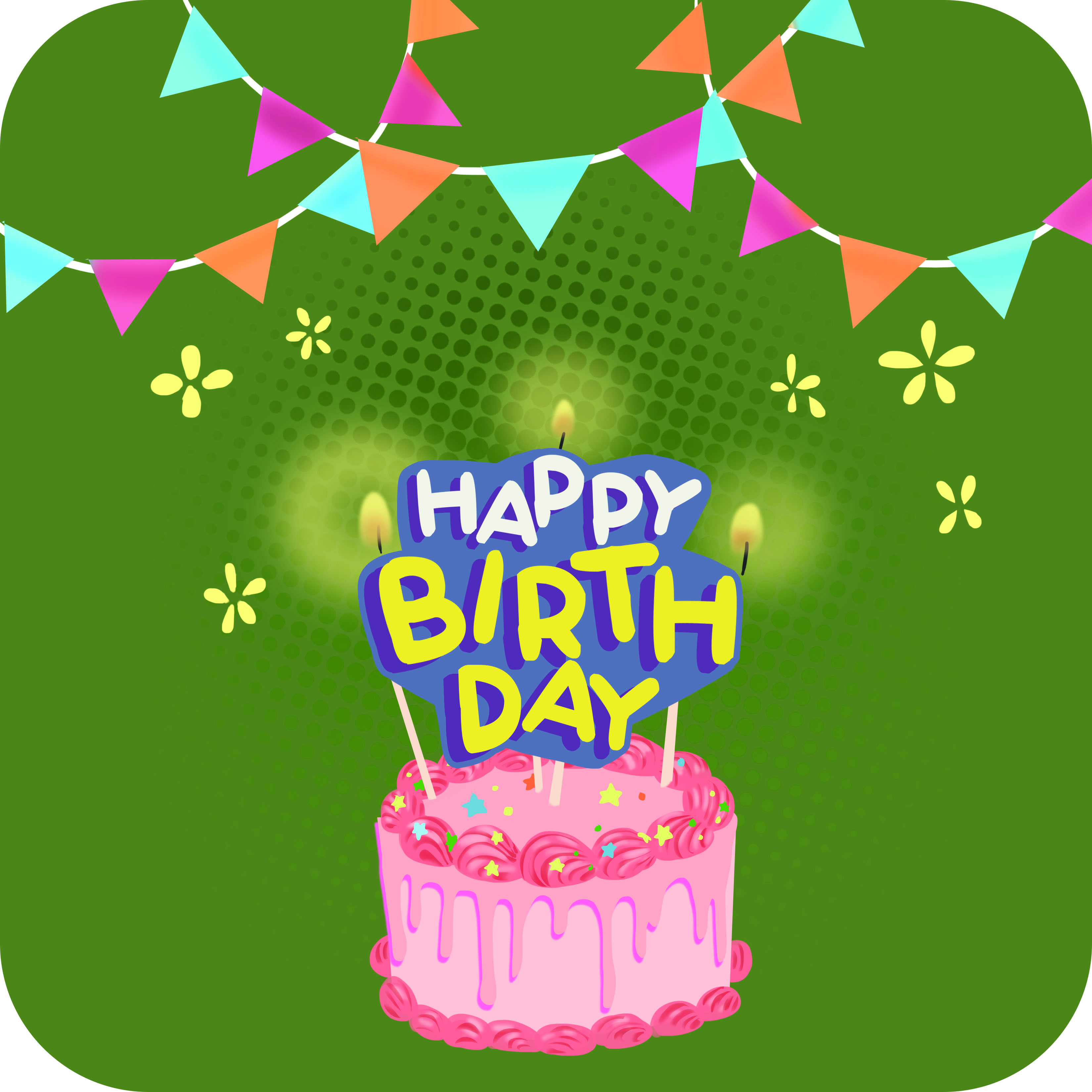 Thiệp Sinh Nhật Sư Tử