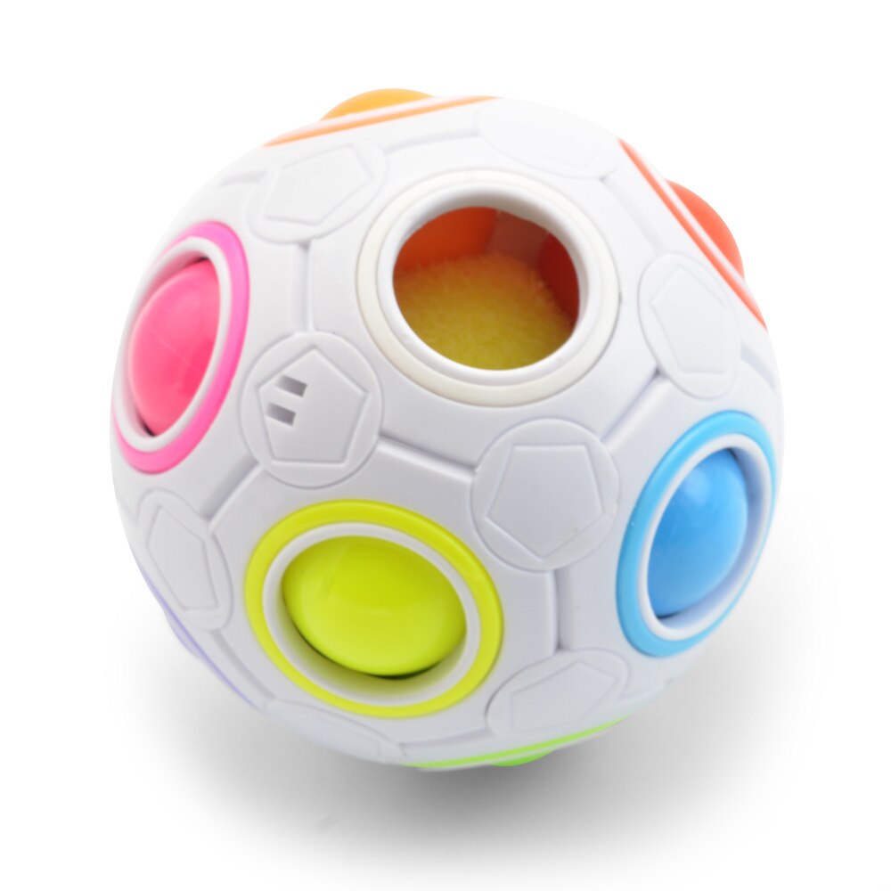 Rubik CS Rainbow Ball Magic Cube Biến Thể Bóng - Rubik Đồ Chơi Thách Thức Siêu Trí Não, Sáng Tạo, Thông Minh