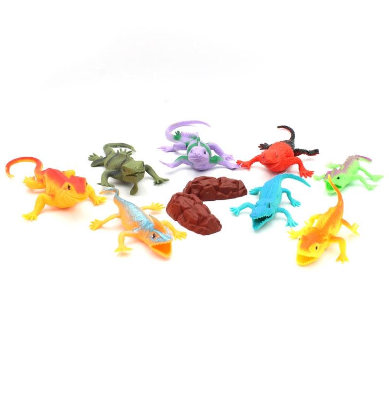 Bộ 8 Mô Hình Động Vật Bò Sát BY168-1C