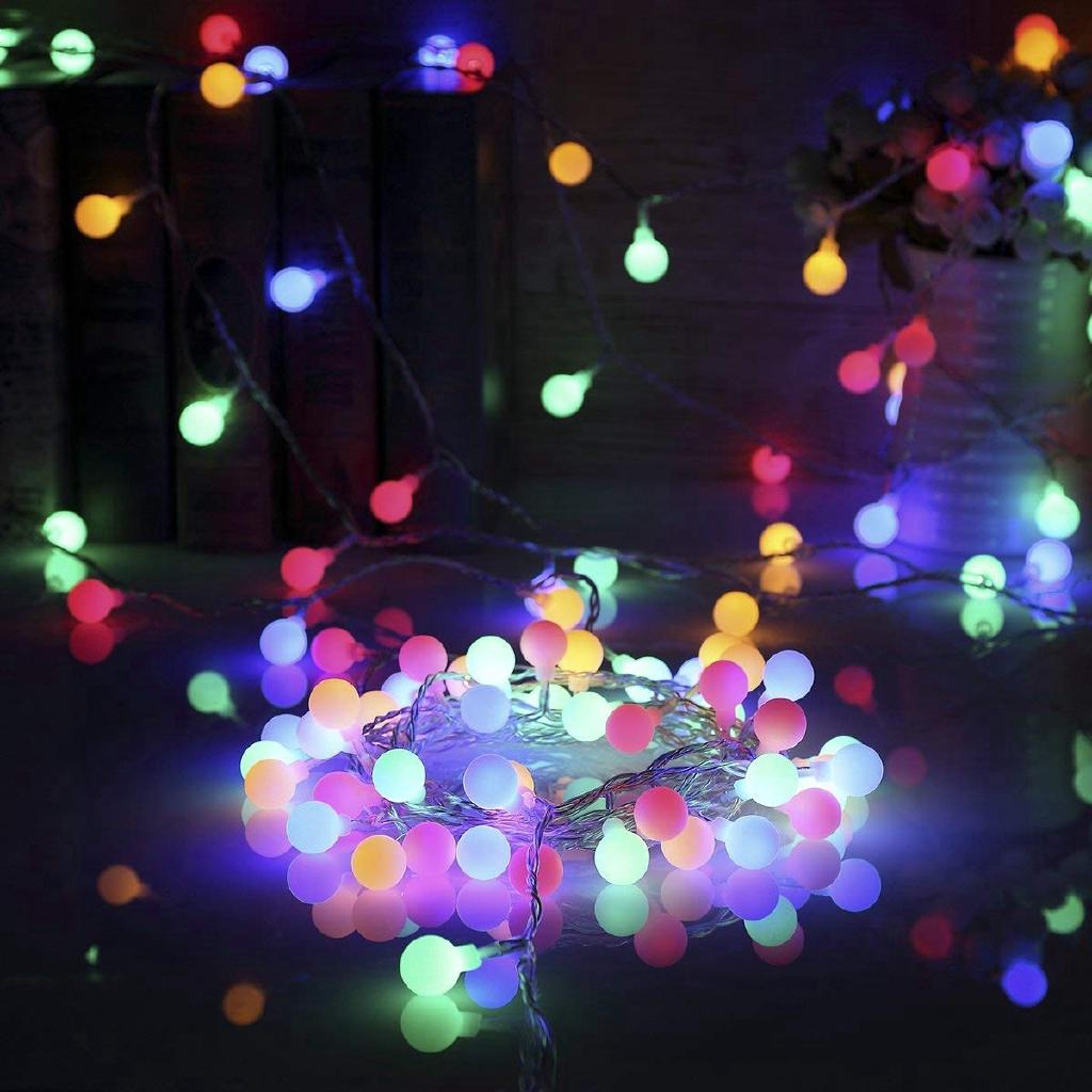 Đèn LED dây chạy bằng pin , dùng trong trang trí tiệc Giáng Sinh