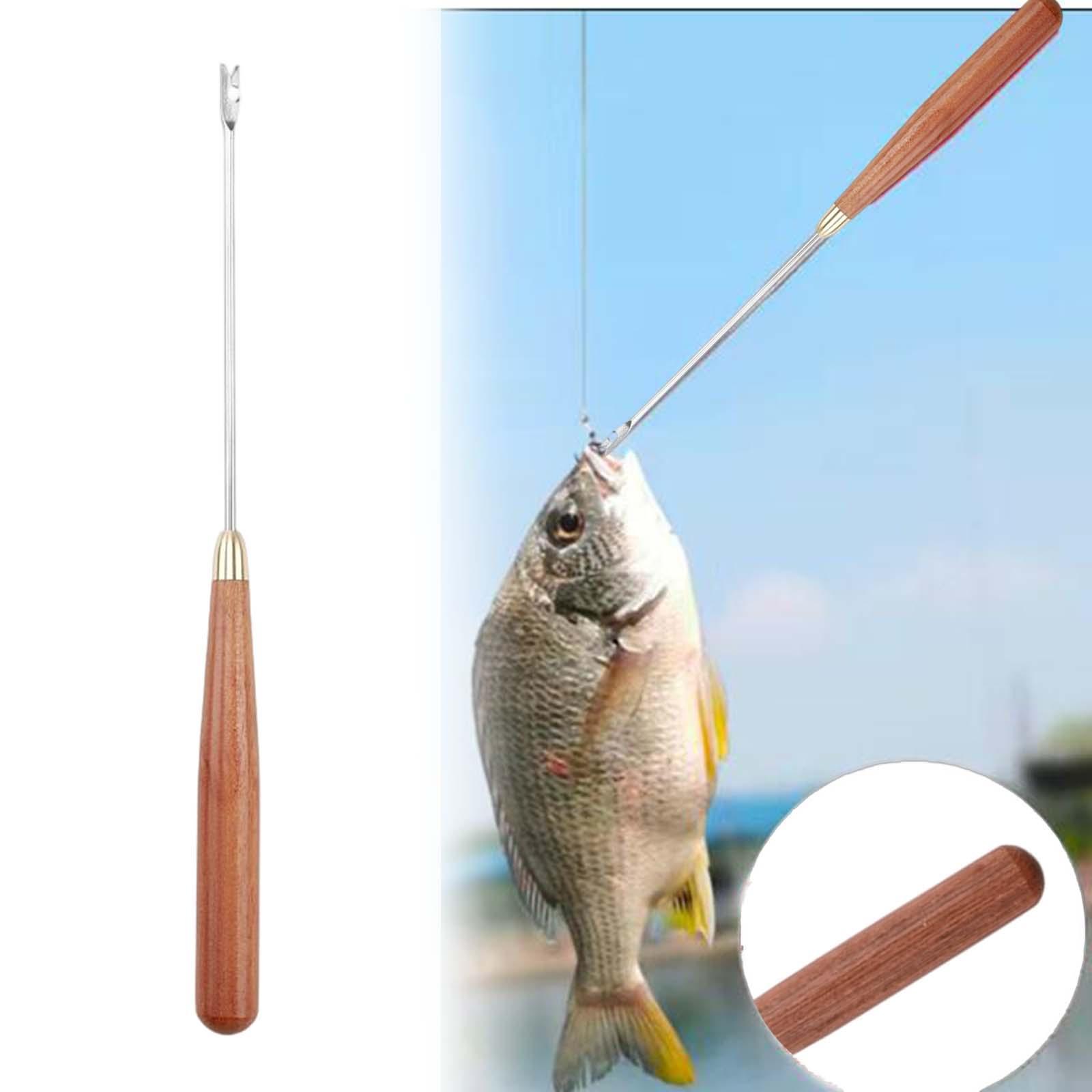 2x Stainless Steel Fish Hook Remover Disgorger Fishing