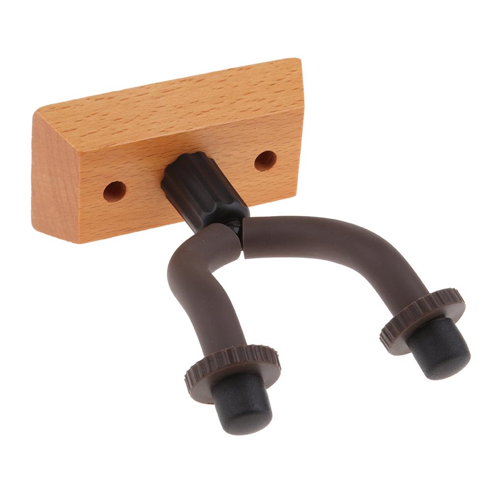 Guitar Hanger Wall Mount Stable, Guitar Bass Wall Mount Hanger Hook Holder, Wall Mount Stand Rack Bracket Fits All Size Guitar