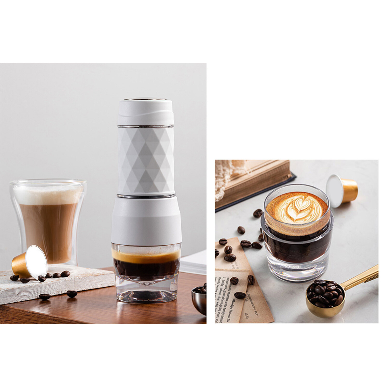 Máy pha cà phê Espresso SP-300 Dolity 120ML Du lịch Đi bộ dã ngoại Đi bộ đường dài