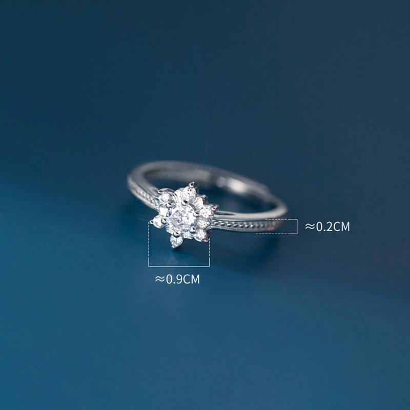 Nhẫn Bạc Nữ Đính Đá Kim Cương Nhân Tạo - N2719 - Bảo Ngọc Jewelry