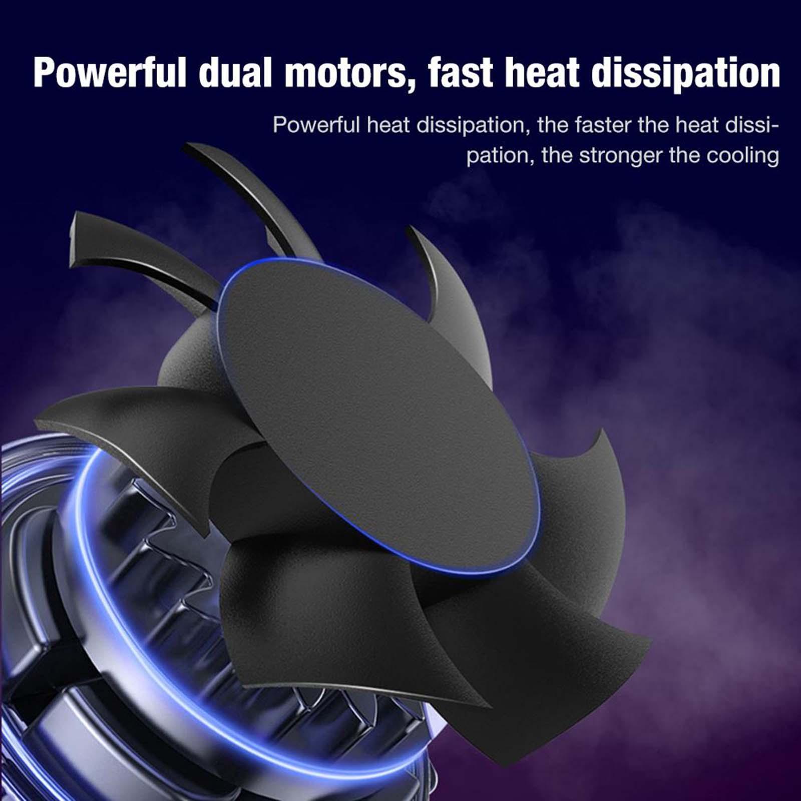 Mobile Phone Gaming Phone Cooler Black