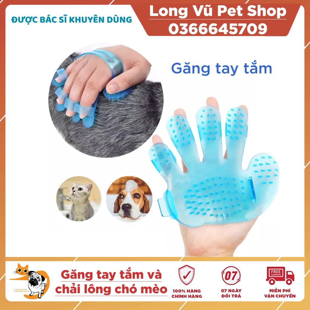 Găng Tay Tắm Cho Chó Mèo Size Tự Điều Chỉnh (Phù Hợp Tay Nữ) - Phụ Kiện Cho Thú Cưng