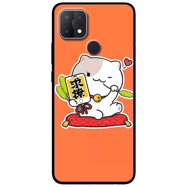 Ốp lưng dành cho Oppo A15 / A15s mẫu Mèo Vui Vẻ