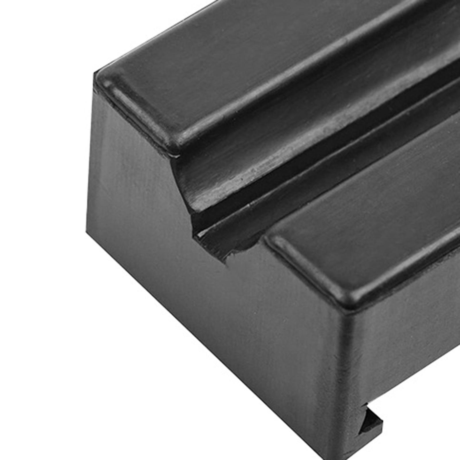 Black  Jack Stand Rubber Pad Universal Accessory Car Repair Tools for Jack Stand and Floor Jack Durable Slotted Frame Jack Stand Pad