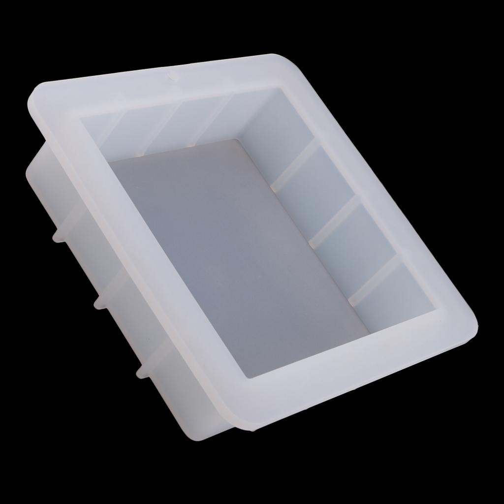 Square Silicone Soap Mold Easy Removal Handmade Soap Loaf Mould Baking Tools