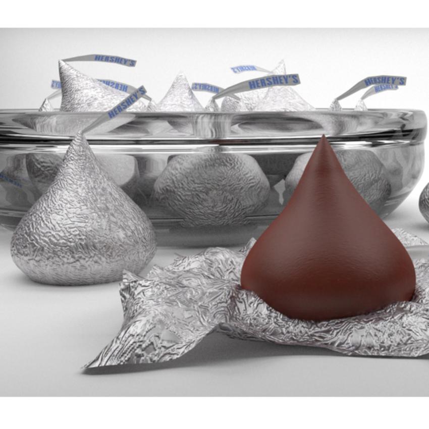 Kẹo Chocolate Hershey’s Kisses Milk Chocolate Gói 1,58 Kg Của Mỹ