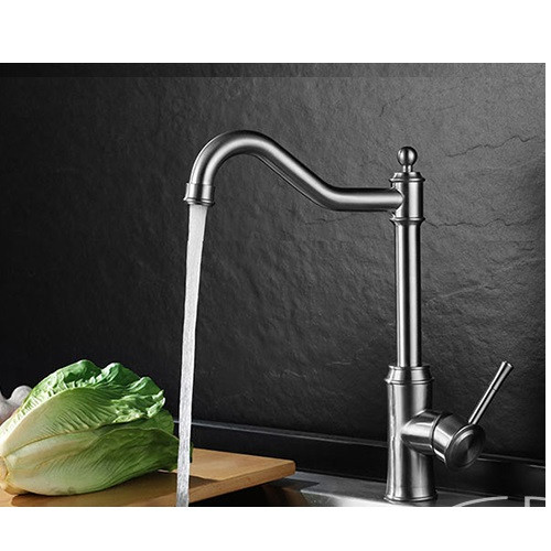 Combo chậu rửa bát 3 hố Valenza sus304 10048 cài dao thớt, vòi rửa bát nóng lạnh inox Valenza sus304 cổ điển, rổ inox đa năng, bình đựng xà phòng