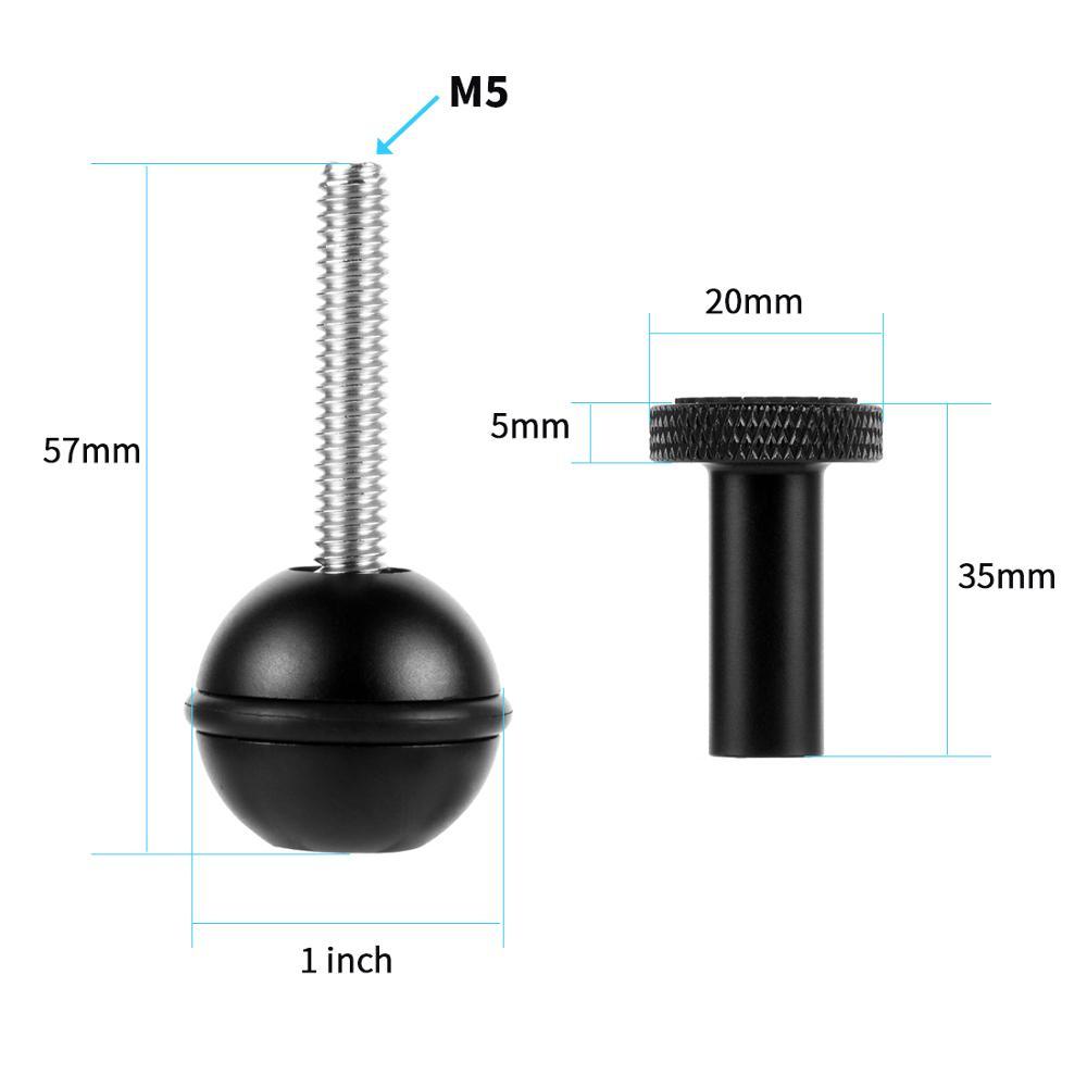 Bộ chuyển đổi cơ sở cố định đầu 1 "Bóng cho tay cầm khay lặn dưới nước