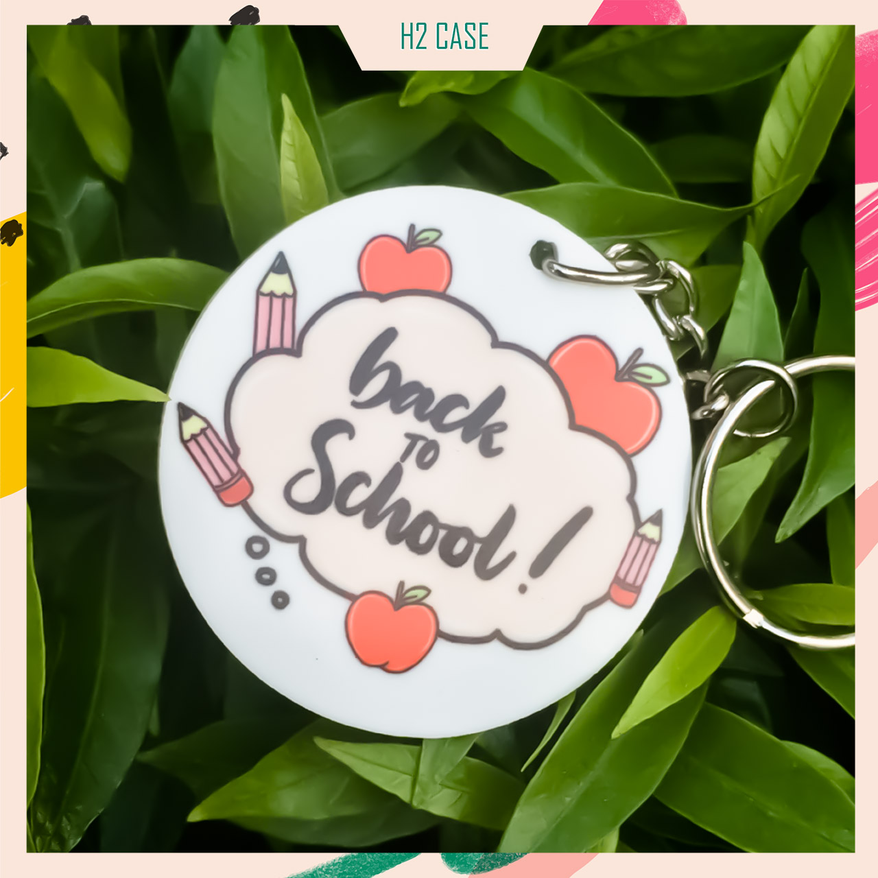 Móc khóa mica in logo lớp, hội nhóm