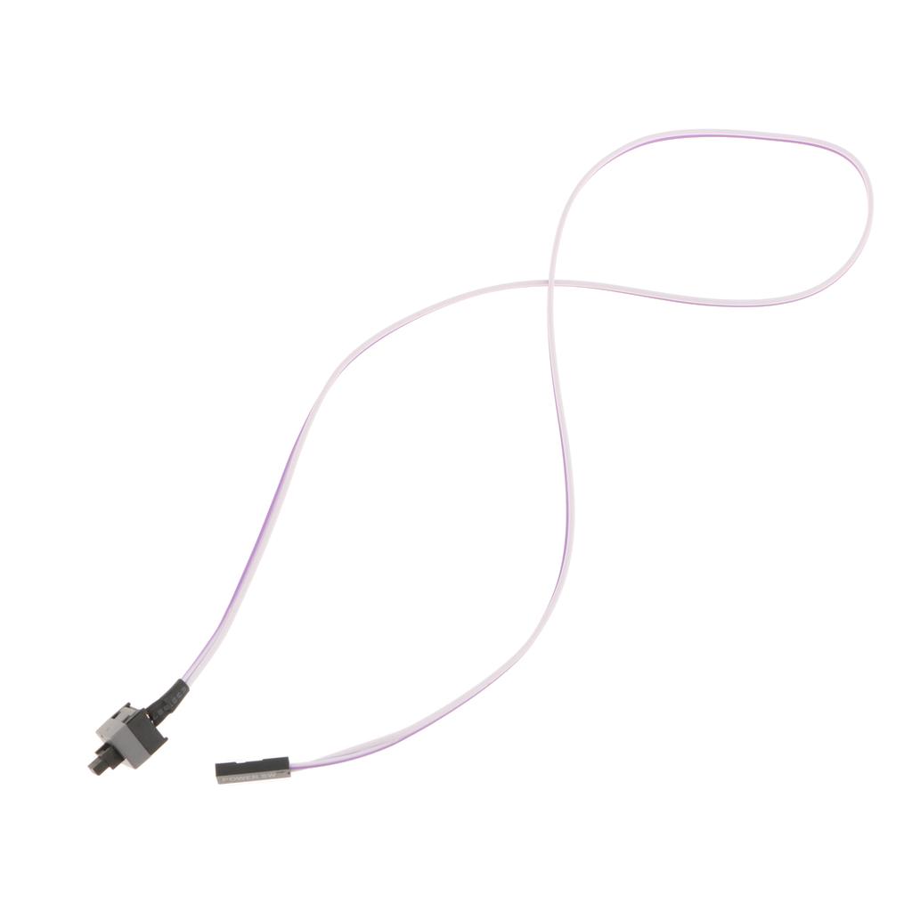 70cm/ 27'' PC Case Power Push Button Cable ATX Computer On/Off Switch Wire
