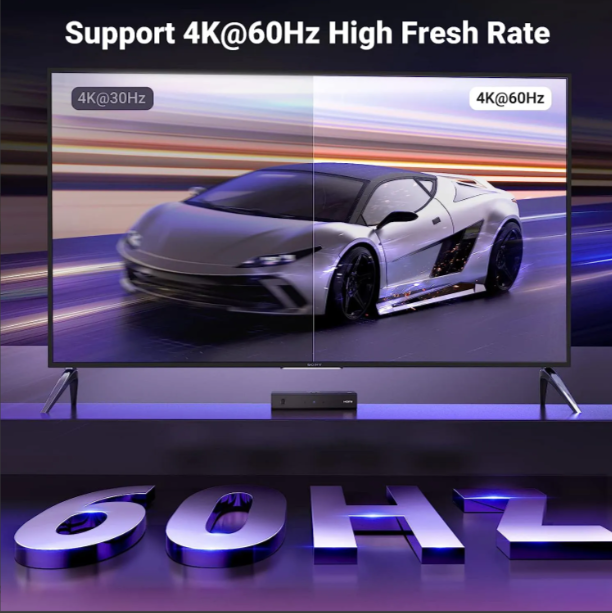 Hình ảnh Bộ gộp HDMI chuẩn 2.0 3 vào 1 ra hỗ trợ 4K 60Hz Ugreen 15376 - Hàng chính hãng