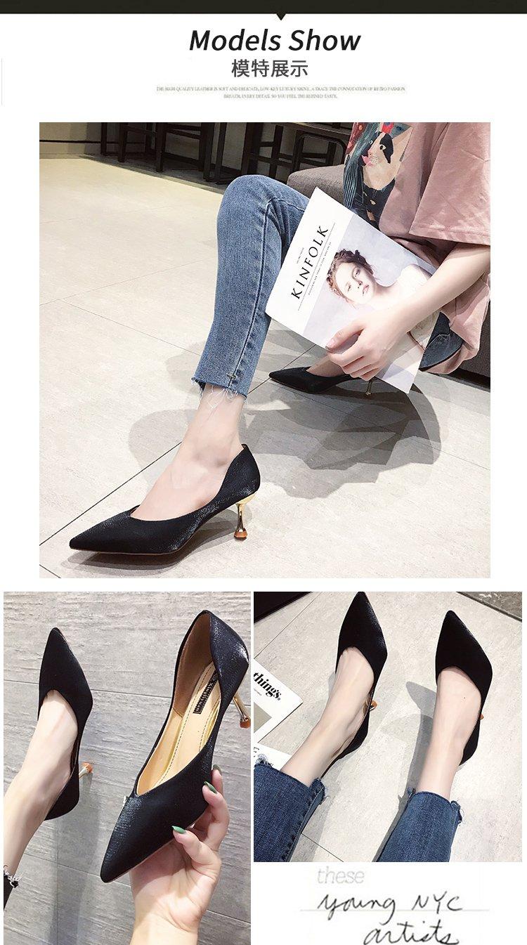 Giày Cao Gót Phong Cách Thời Trang Hàn Quốc Dành Cho Nữ