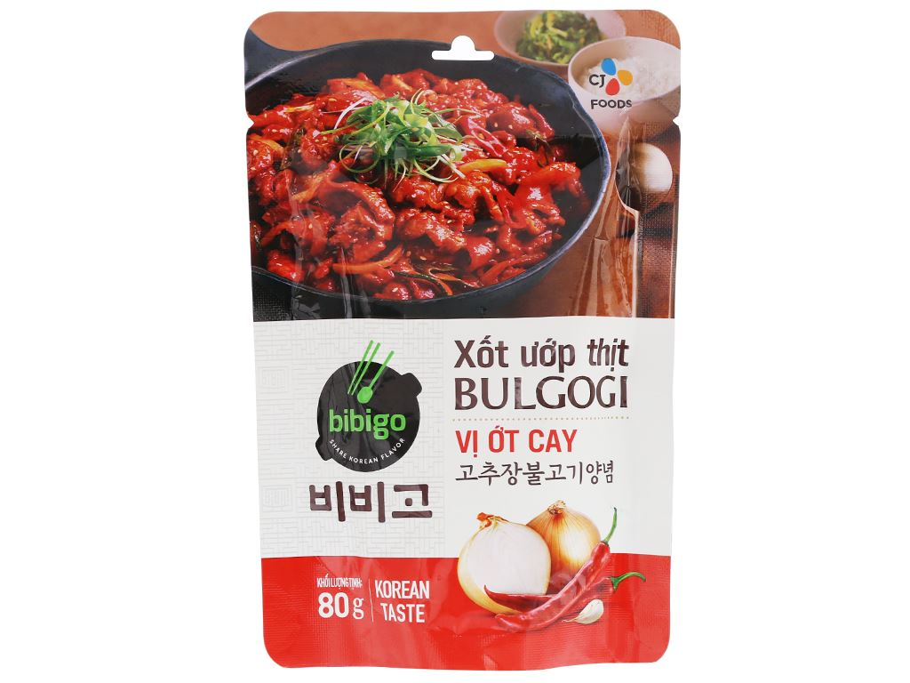 Xốt ướp thịt Bulgogi vị ớt cay 80g