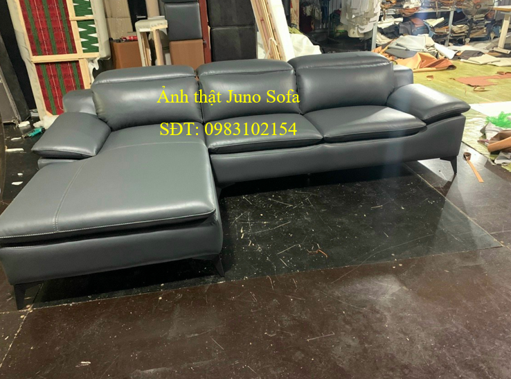 Sofa da đầu bật mẫu Summer 2022 Juno Sofa 2m6 x 1m6