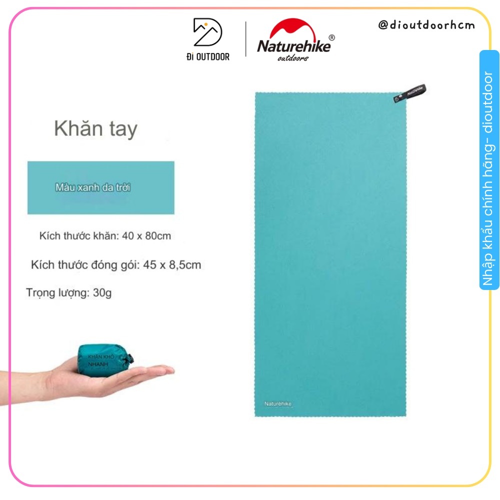 Khăn Tắm Thể Thao Nhanh Khô Naturehike NH19Y001-J MJ01 &amp; MJ02 Khăn Tắm Nhỏ Gọn