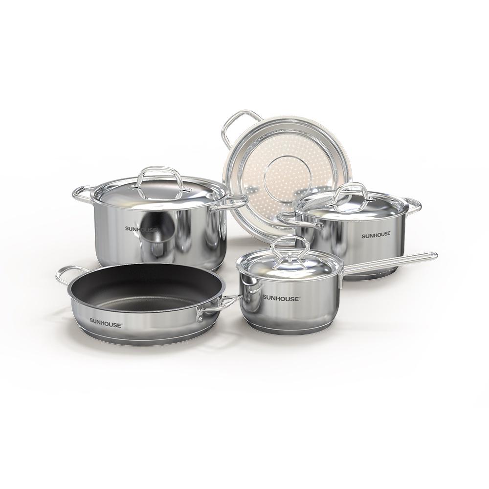 BỘ NỒI INOX 5 ĐÁY SHG995