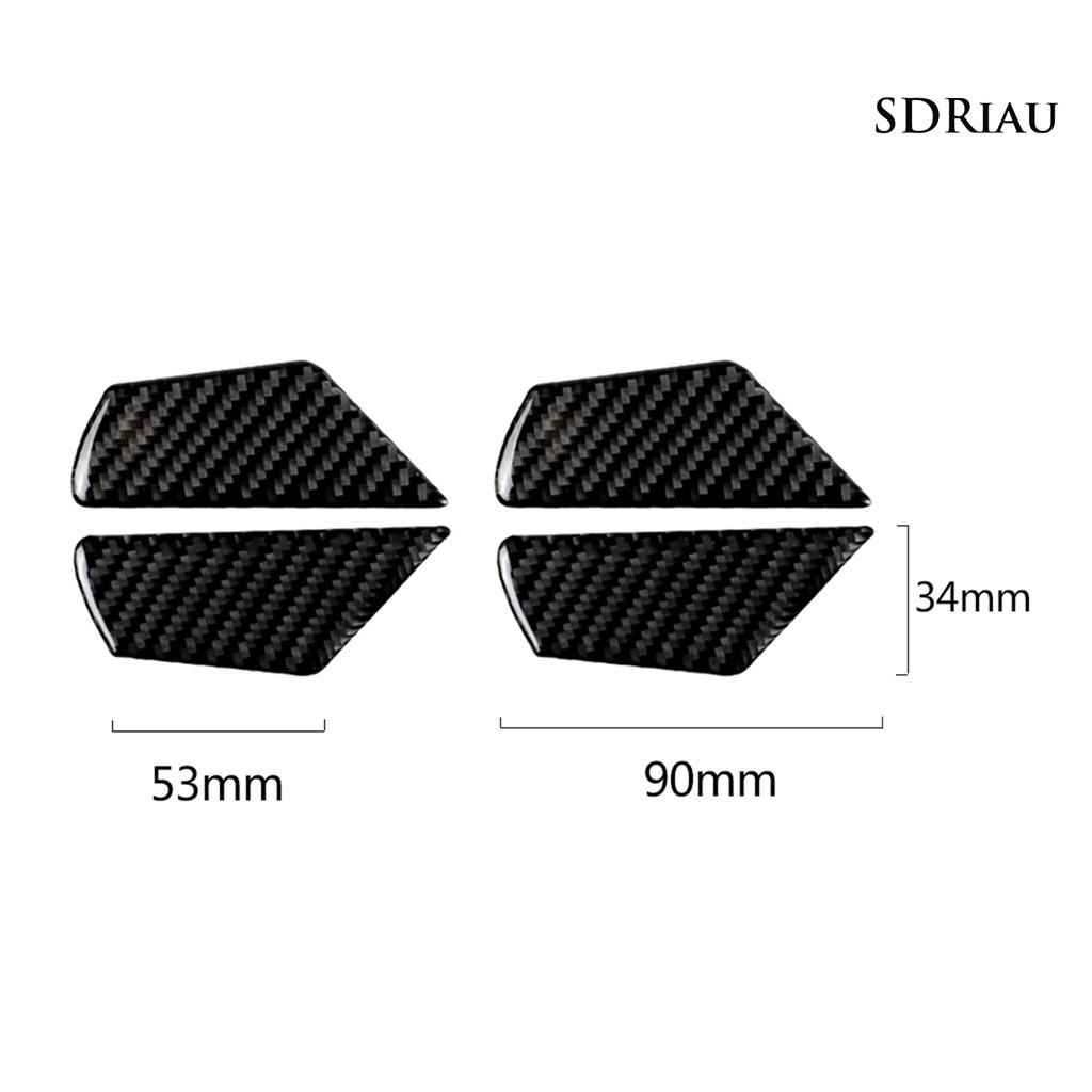 Set 4 Miếng Dán Sợi Carbon Trang Trí Tay Nắm Cửa Xe Hơi Vw Golf 7