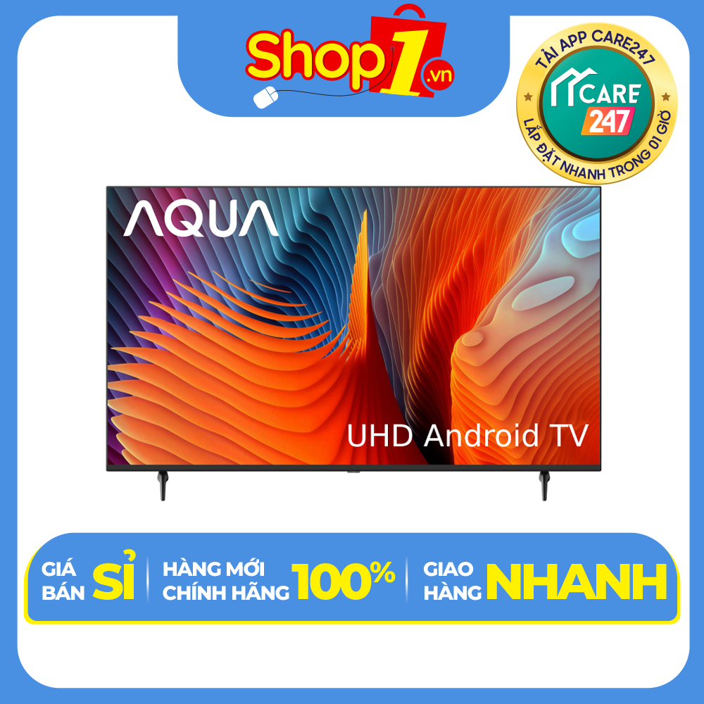 Android Tivi AQUA 4K 50 inch AQT50D67UG - 50D67UG - Hàng chính hãng - Chỉ giao HCM