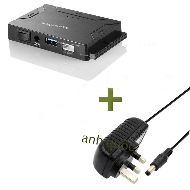 Bộ chuyển đổi đĩa cứng USB3.0 giá thấp nhất ba mục đích USB3.0 sang SATA/IDE dòng dễ điều khiển dòng đa chức năng dễ điều khiển