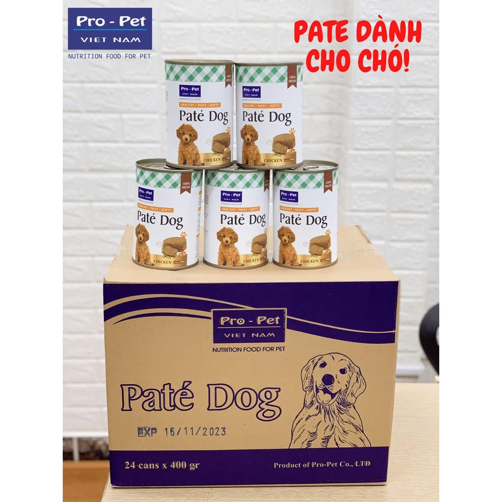 Pate Dog Dành Cho Chó, Pate Pro-Dog Lon 400g