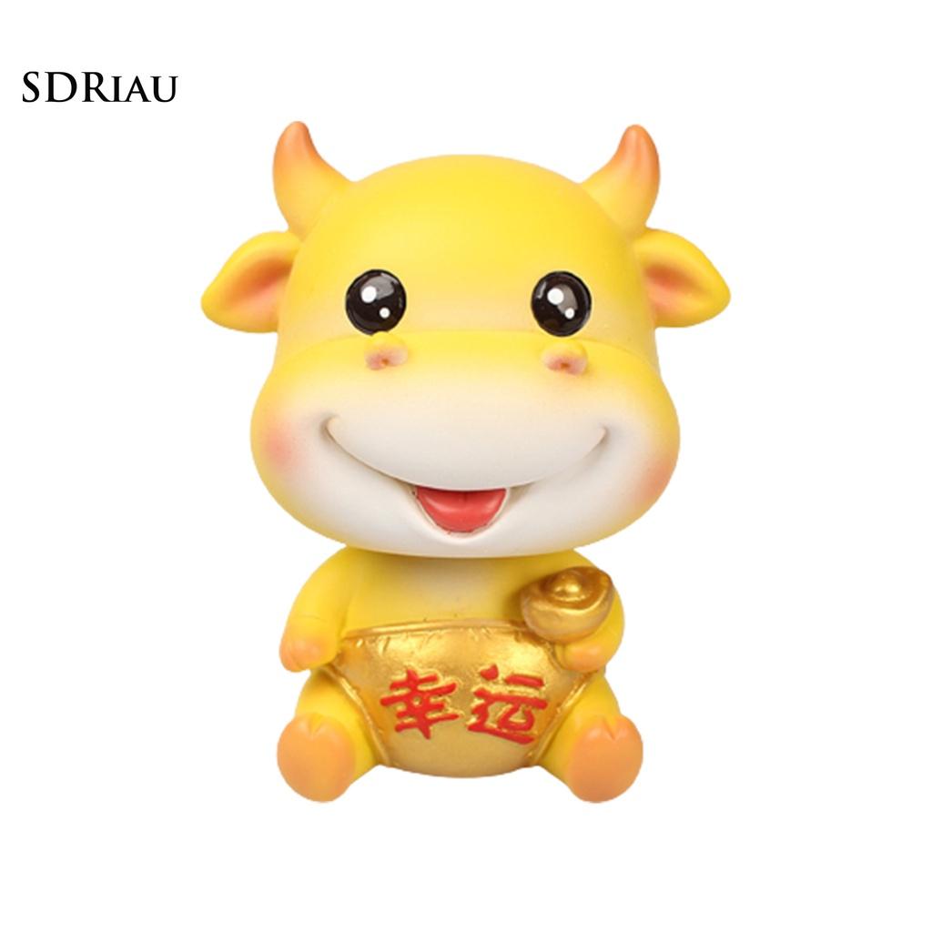 Mô Hình Đồ Chơi Xe Hơi Hoạt Hình Màu Vàng Trang Trí Bảng Điều Khiển