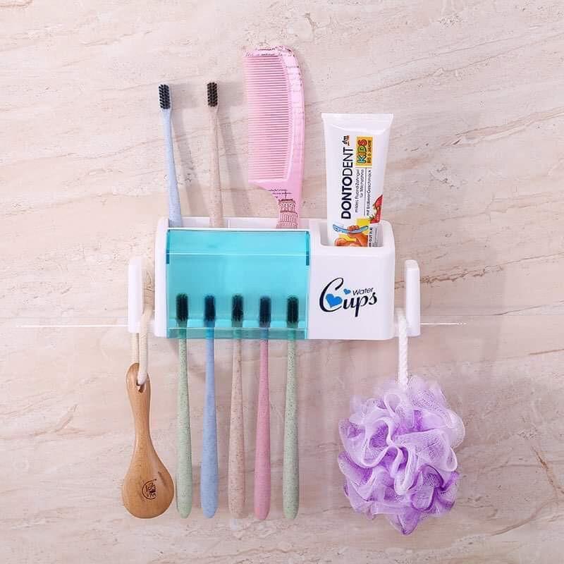 Kệ Treo Bàn Chải Đánh Răng Dán Tường Chắc Chắn Tiện Lợi