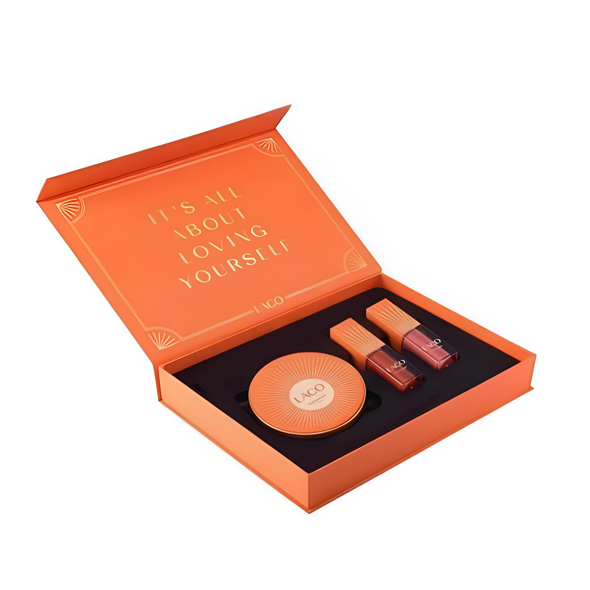 Bộ Trang Điểm LACO MAKEUP COLLECTION Set 3 Món - Phấn Nước & Son Lipstick