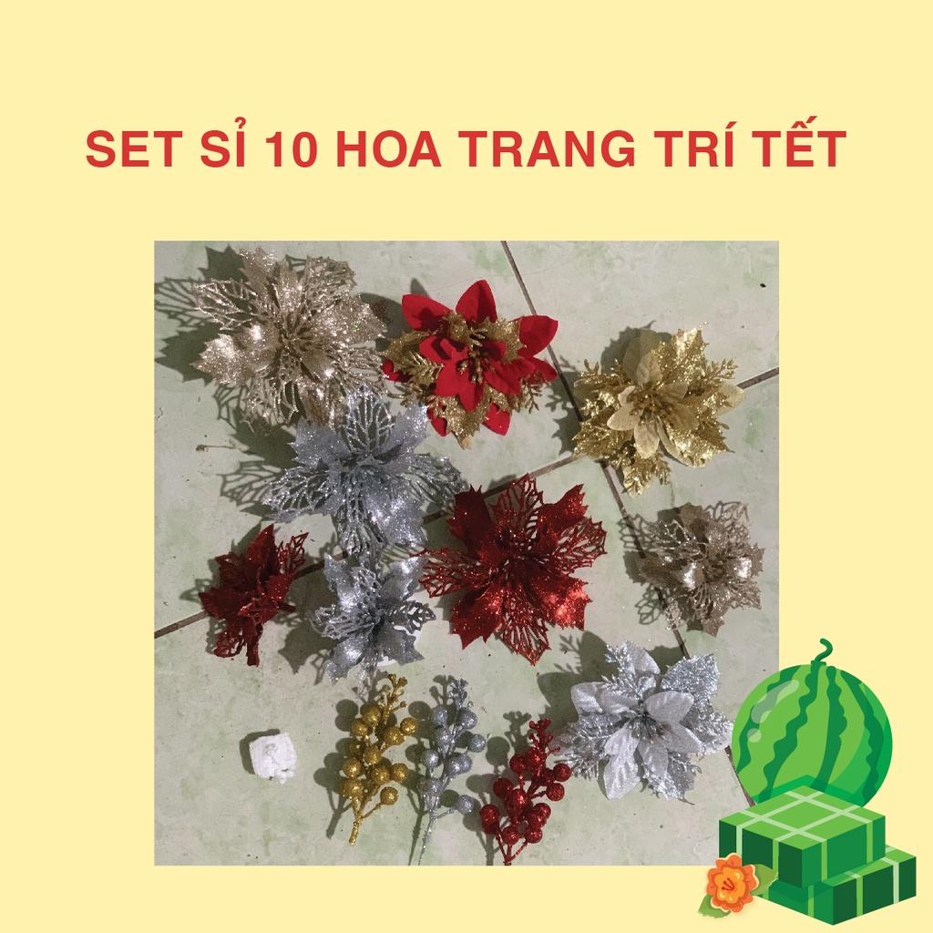 Sỉ 10 hoa trạng trang trí tháp bánh, tết