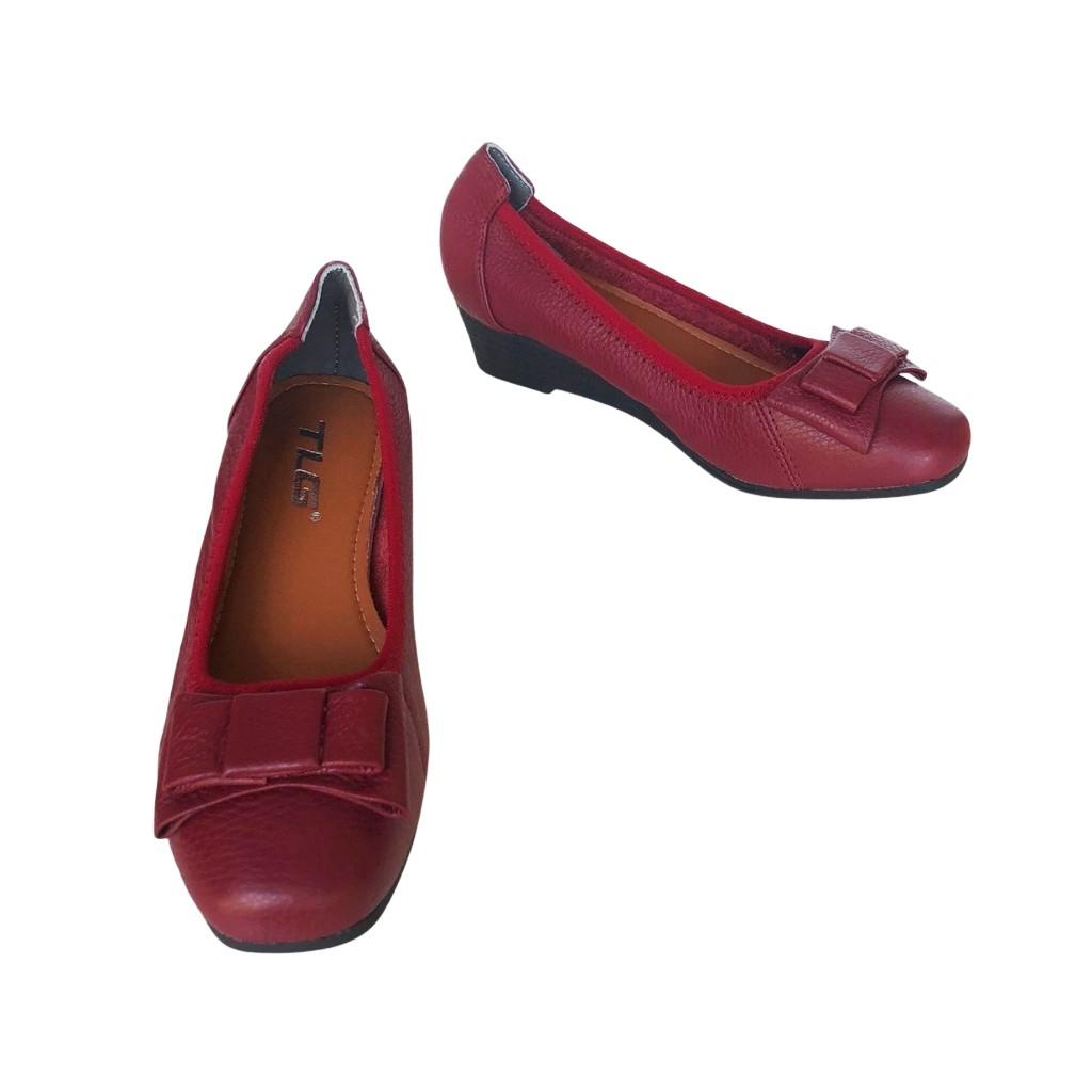 Giầy búp bê da thật đế xuồng phong cách sành điệu 21677