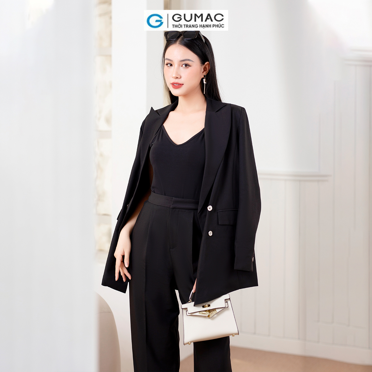 Áo Blazer dáng suông thời trang GUMAC AD10040