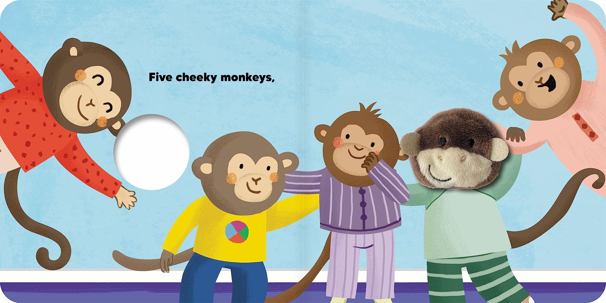 Finger Puppet Book - Five Cheeky Monkeys