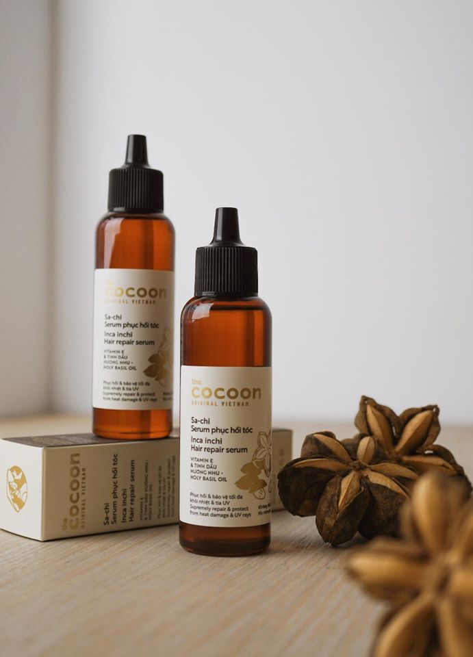 Combo 2 serum Sachi phục hồi tóc the cocoon 70ml