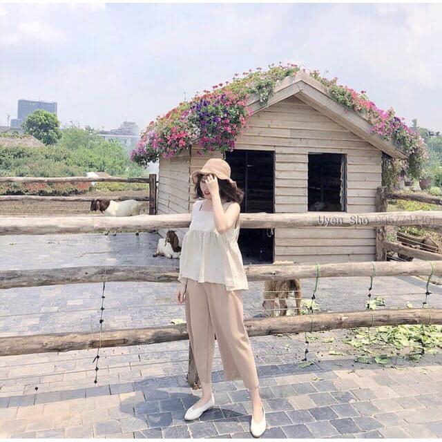 Quần ống sớ gân tăm - đẹp, phong cách
