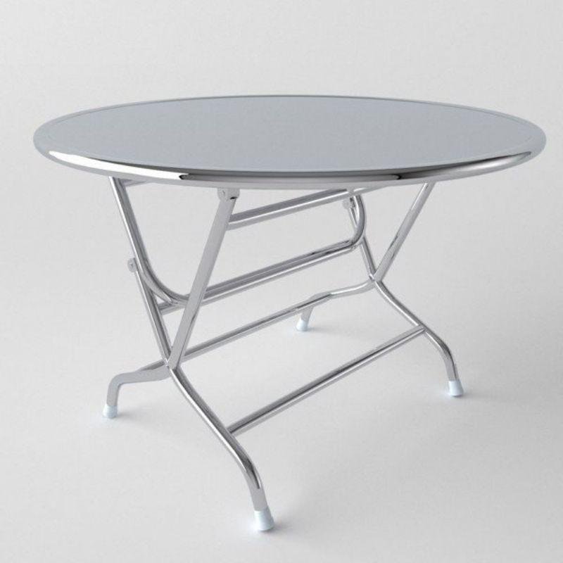 Bàn tròn INOX win cao cấp 80 cm