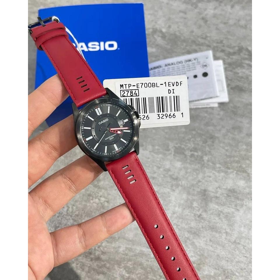 Đồng Hồ Nam Dây Da Casio MTP-E700BL-1E | MTP-E700BL-1EVDF