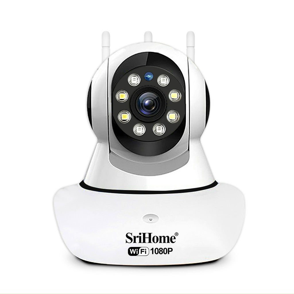 CAMERA IP XOAY SRIHOME SP029 3 RÂU 2.0MP FHD 1080P CÓ MÀU BAN ĐÊM - Hàng nhập khẩu