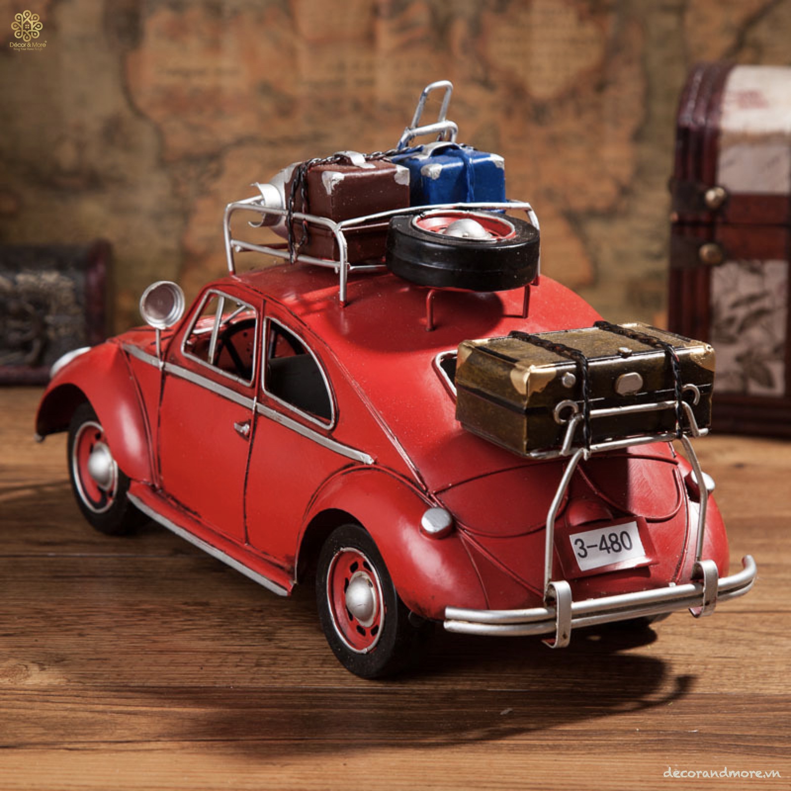 Mô Hình Xe Volkswagen Beetle Retro Hoài Cổ