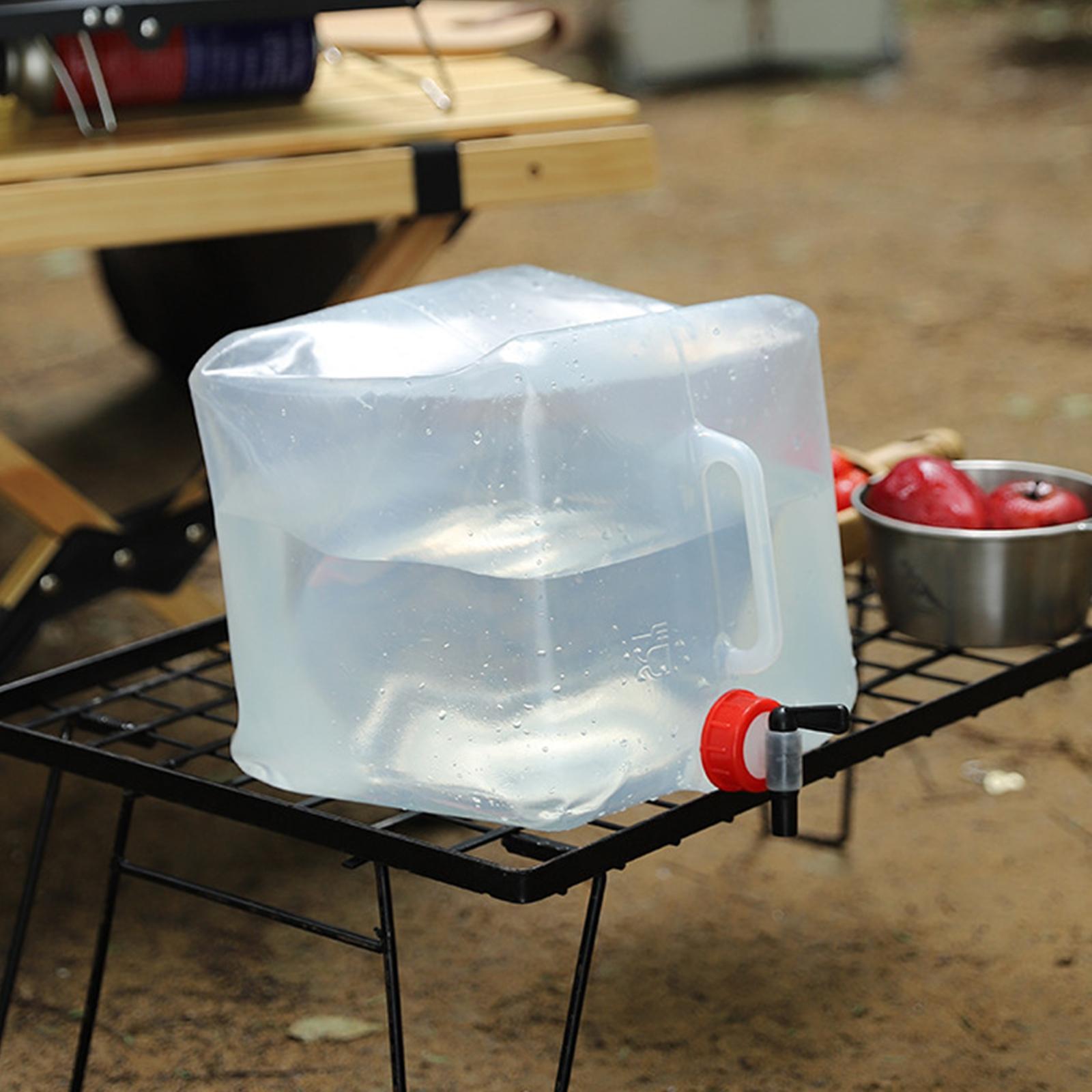 Collapsible Water Container Bucket Portable Water Tank Foldable Water Cube Storage Carrier Folding Water Bag for Bath Hiking