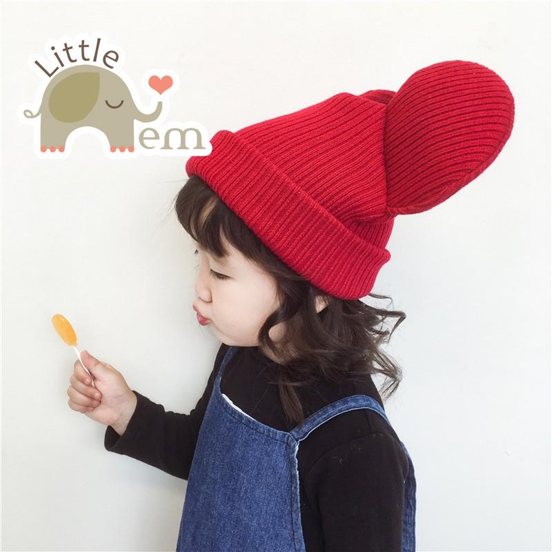 Mũ bé trai/ bé gái kiểu dáng Hàn Quốc _ Mickey len