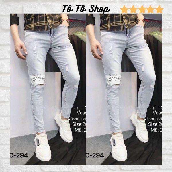 Quần Jean Nam Đẹp️️ Quần Bò Nam Mẫu Mới Chất Liệu Denim Cao Cấp Thời Trang Chuẩn Hàng Shop Tô Tồ Shop - QJN68